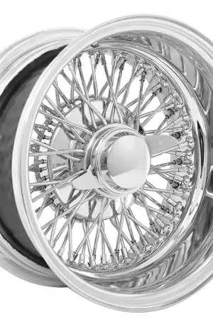 14x6" LA Wire Wheels Reverse 72-Spoke Cross Lace Chrome Rims Save Now