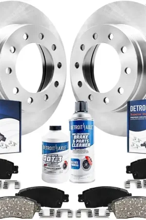 10pc Front & Rear Disc Rotors and Ceramic Brake Pads Kit Special Discount